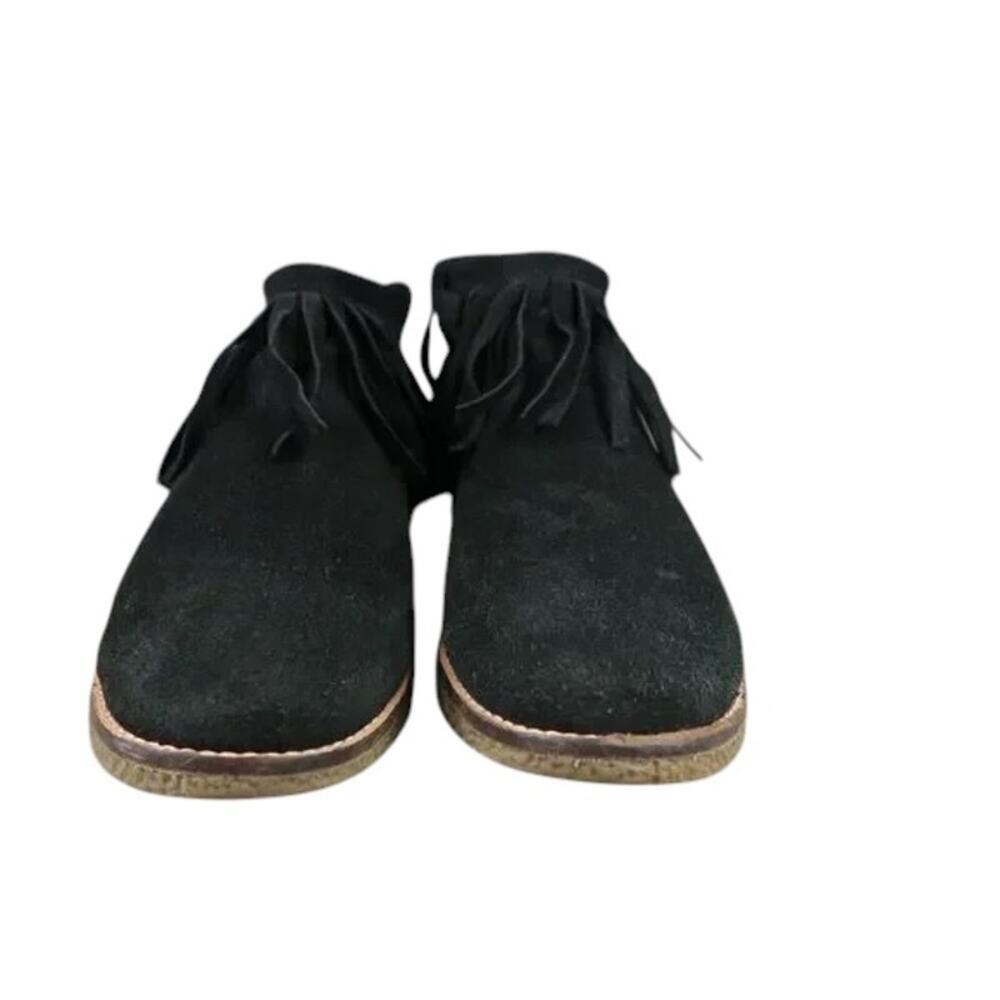 Steve Madden Shoes Womens 7 Booties Fringe Casual Fashion Leather Ankle Boot Zip View 2